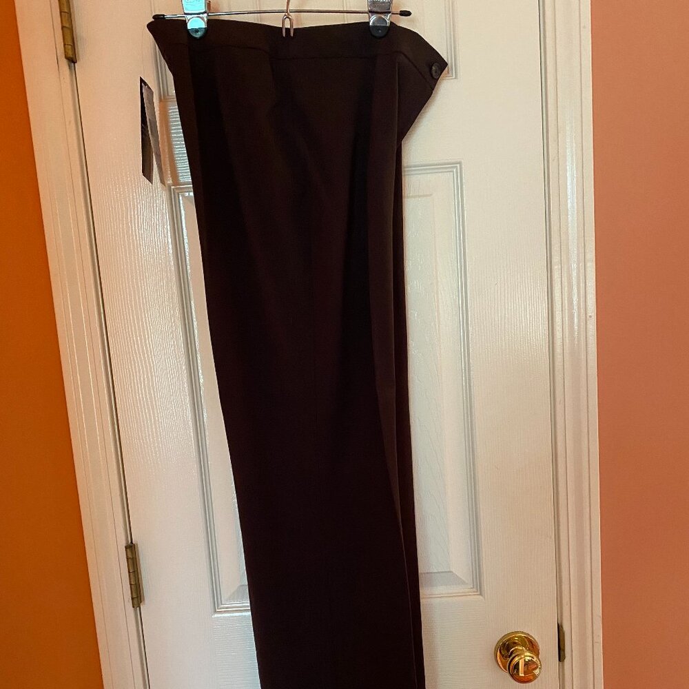 The Perfect Wardrobe Trouser, Coffee Brown , Jones New York, Size 6,